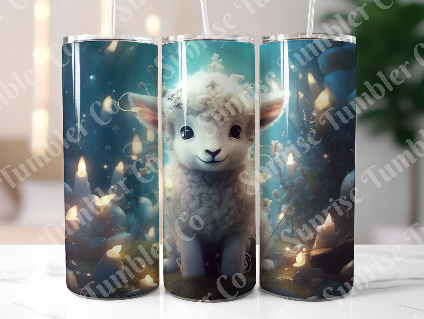 Lamb & Sheep Variety - 20oz and 30oz Tumblers (Glow In The Dark Green And Blue Available)