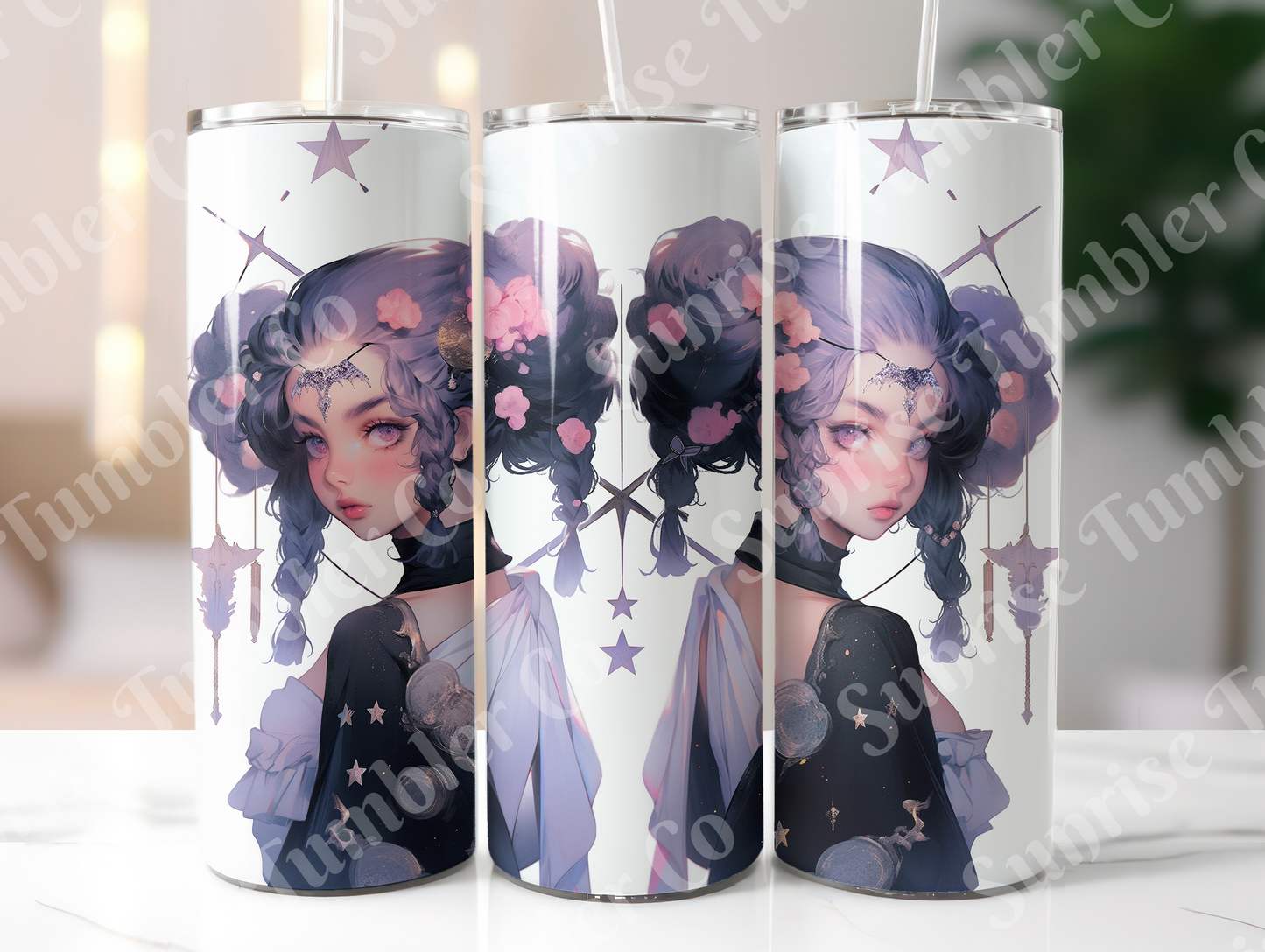 Zodiac Signs Variety Part 2 - 20oz and 30oz Tumblers (Glow In The Dark Green And Blue Available)