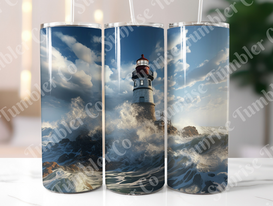 Lighthouse Variety Part 3 - 20oz and 30oz Tumblers (Glow In The Dark Green And Blue Available)