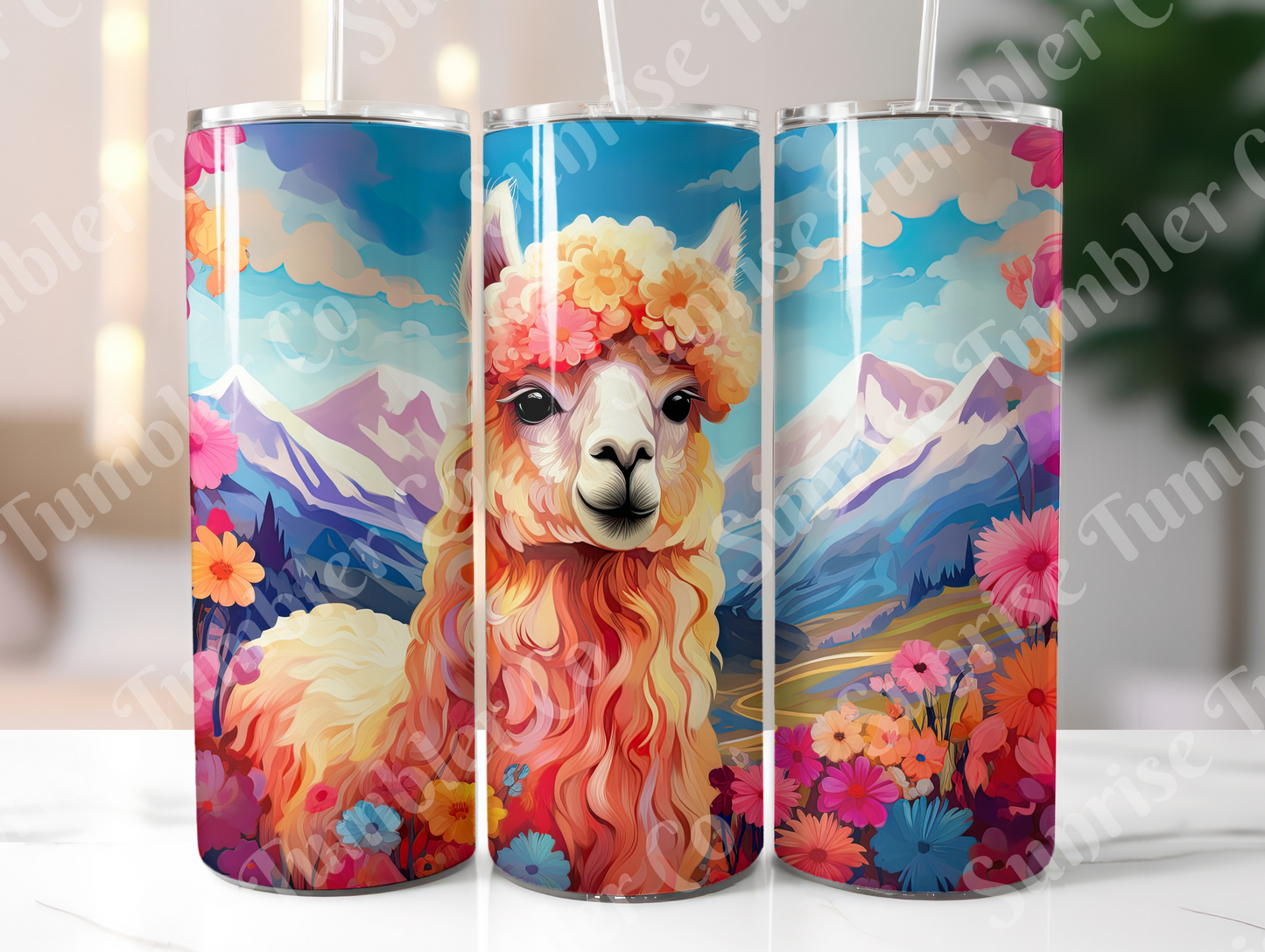 Llama Variety - 20oz and 30oz Tumblers (Glow In The Dark Green And Blue Available)
