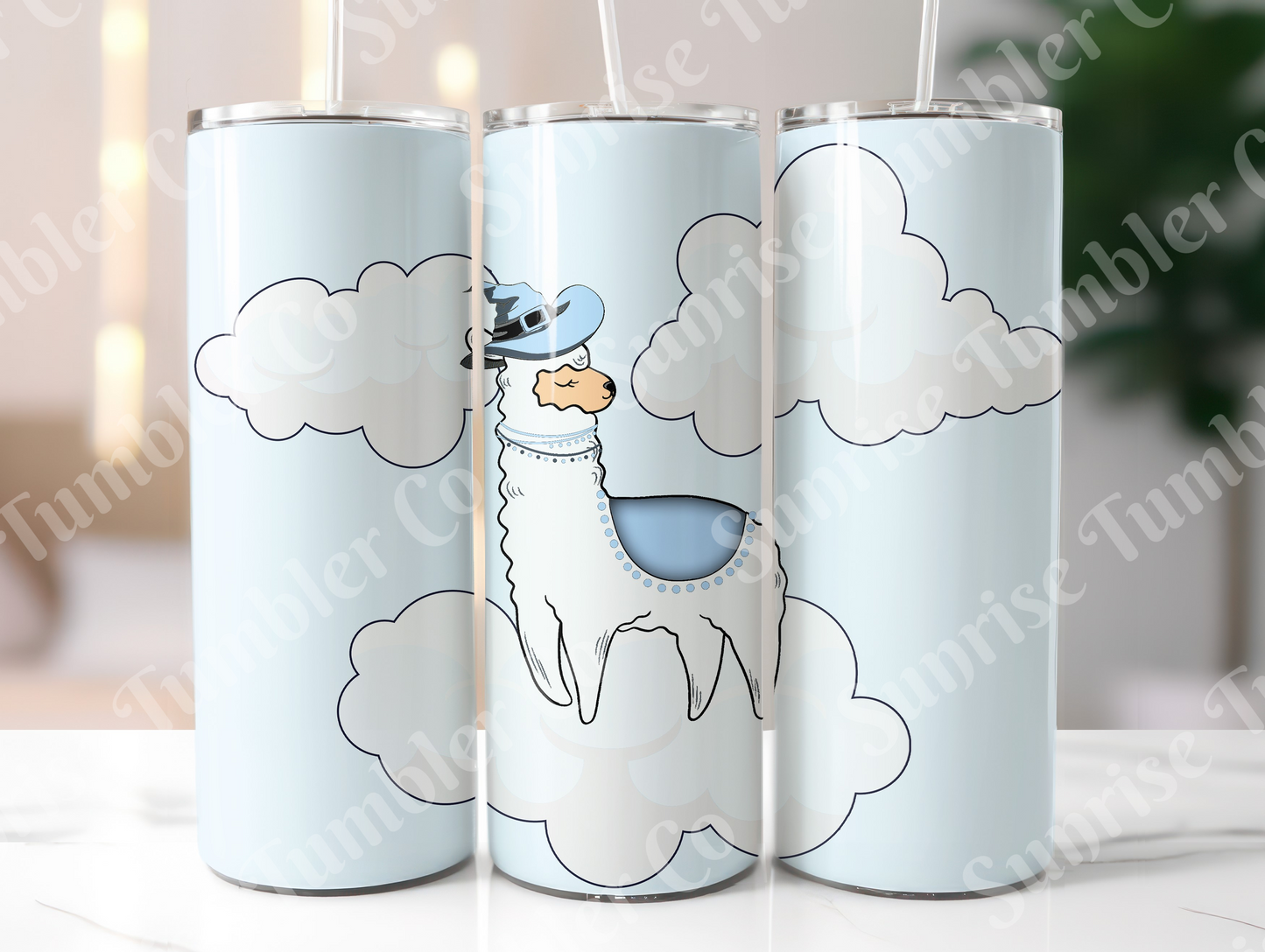Llama Variety - 20oz and 30oz Tumblers (Glow In The Dark Green And Blue Available)