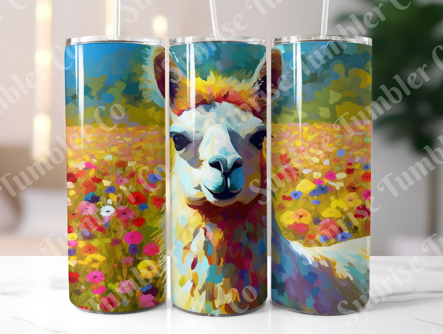 Llama Variety - 20oz and 30oz Tumblers (Glow In The Dark Green And Blue Available)
