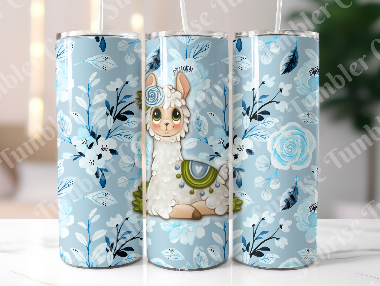 Llama Variety - 20oz and 30oz Tumblers (Glow In The Dark Green And Blue Available)