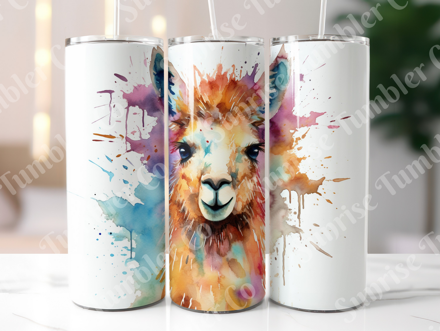 Llama Variety - 20oz and 30oz Tumblers (Glow In The Dark Green And Blue Available)