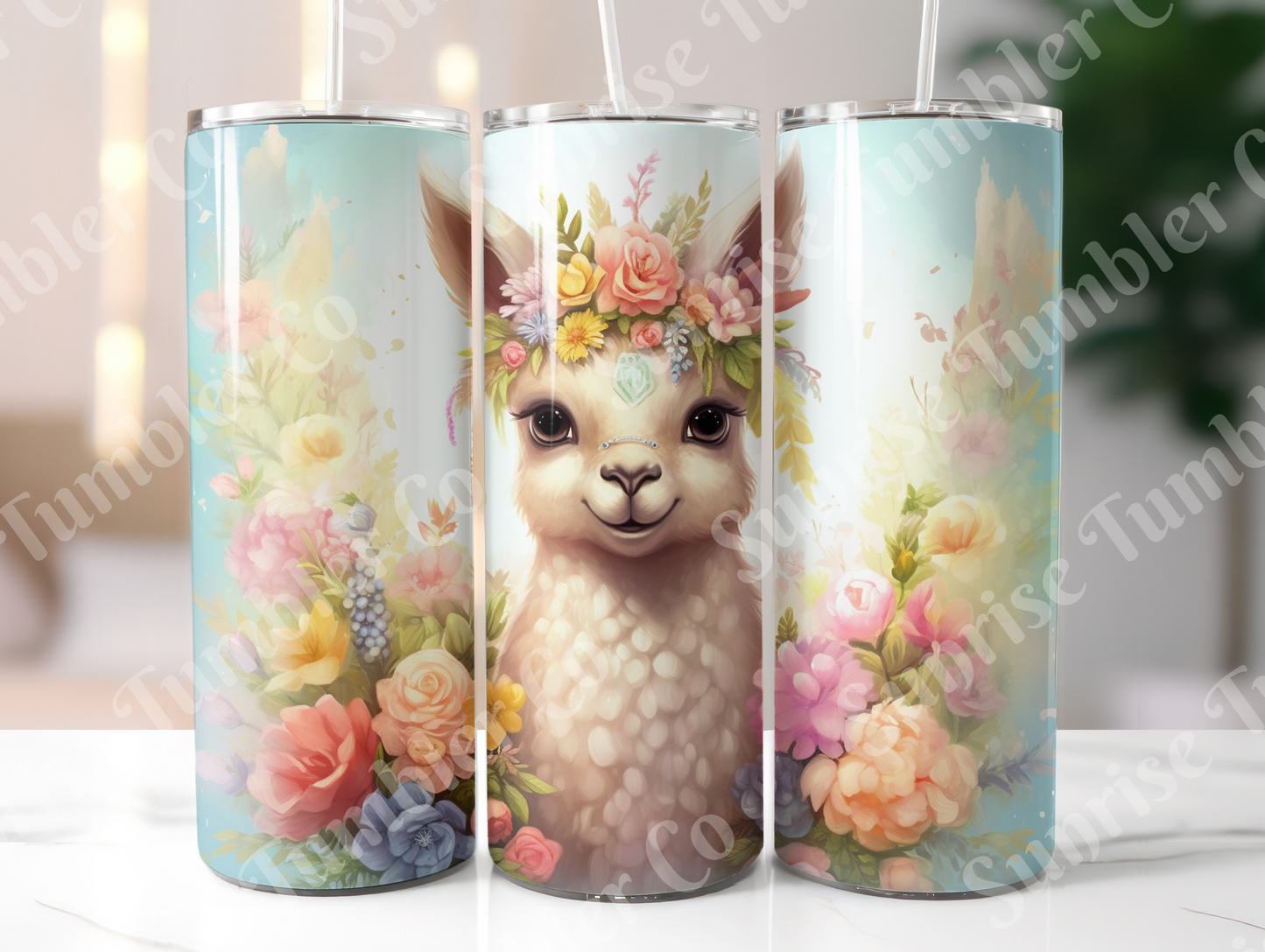 Llama Variety - 20oz and 30oz Tumblers (Glow In The Dark Green And Blue Available)