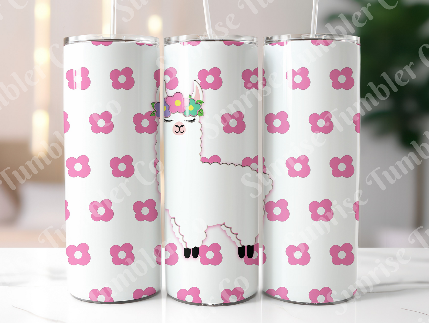 Llama Variety - 20oz and 30oz Tumblers (Glow In The Dark Green And Blue Available)