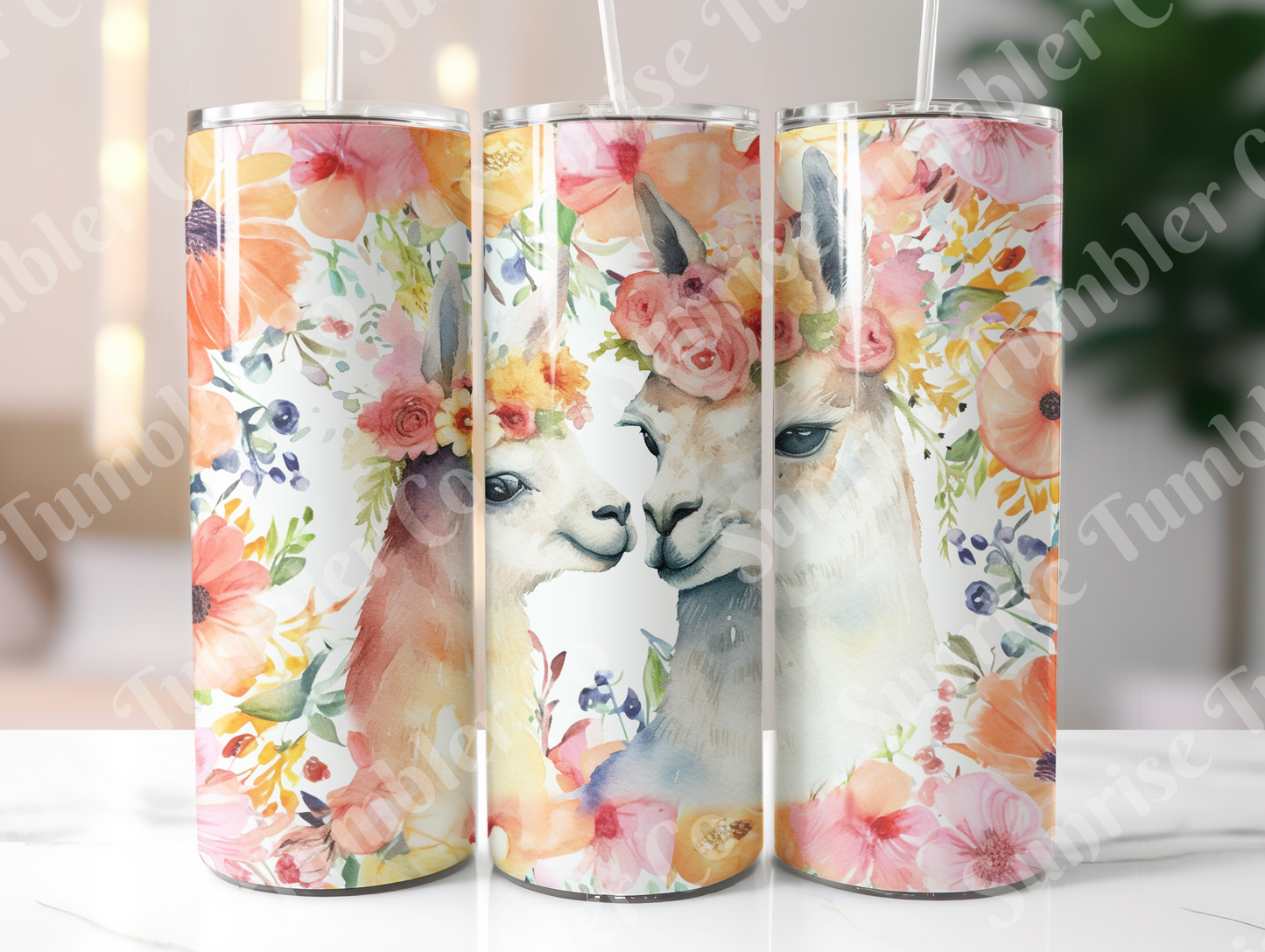 Llama Variety - 20oz and 30oz Tumblers (Glow In The Dark Green And Blue Available)
