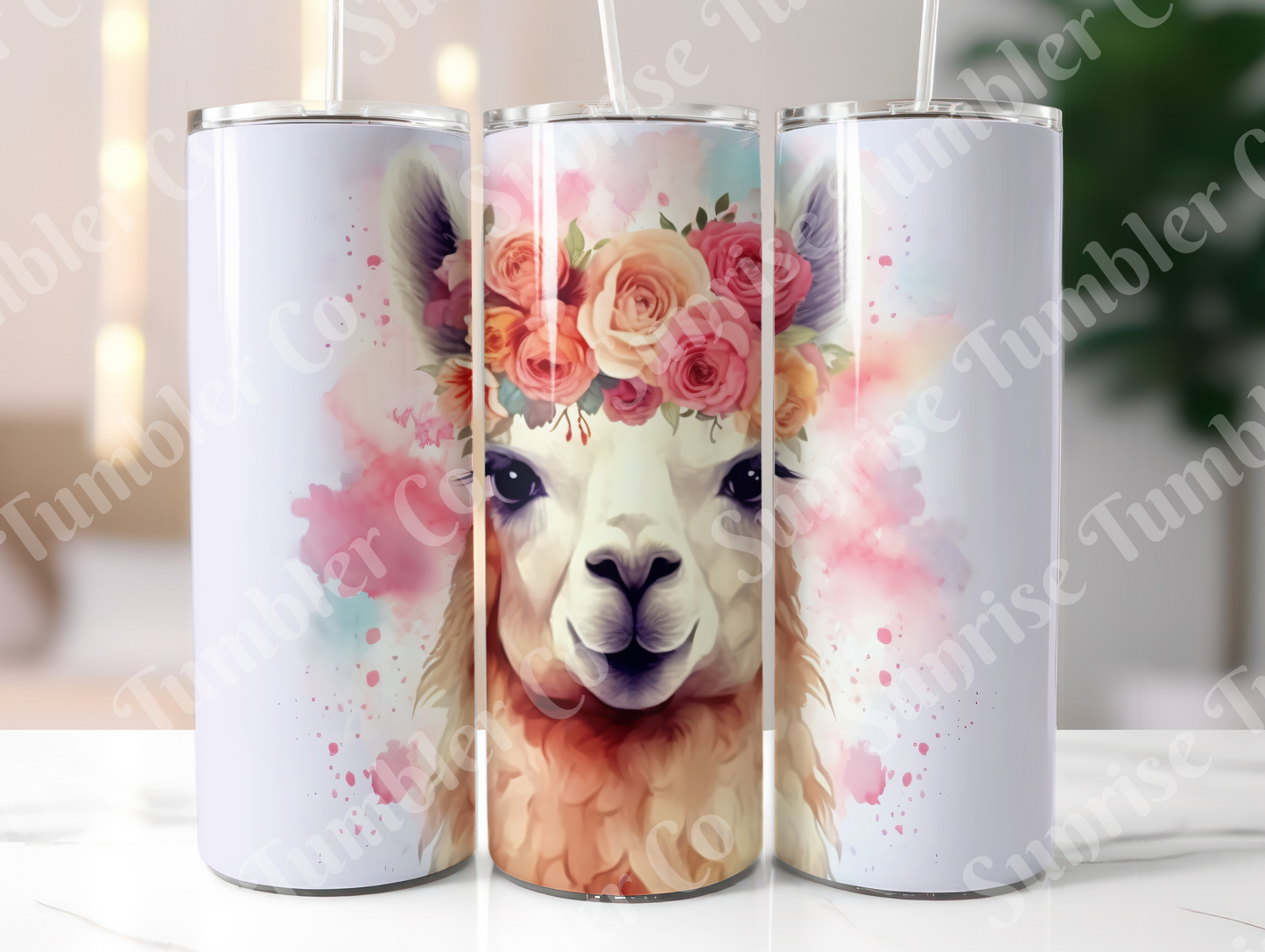 Llama Variety - 20oz and 30oz Tumblers (Glow In The Dark Green And Blue Available)