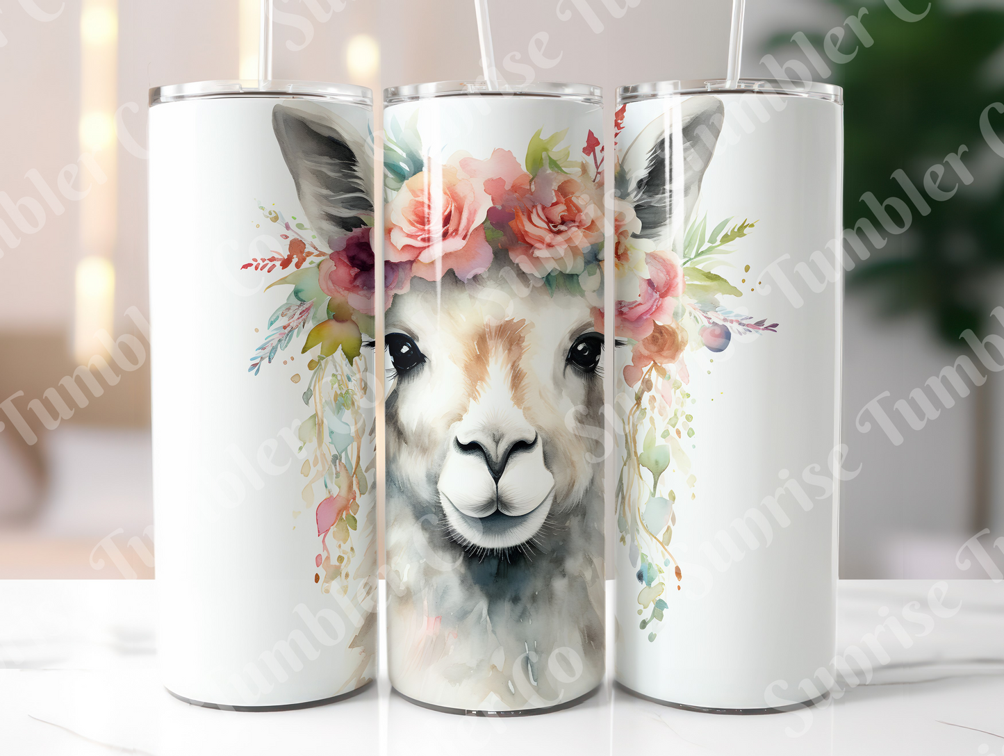 Llama Variety - 20oz and 30oz Tumblers (Glow In The Dark Green And Blue Available)