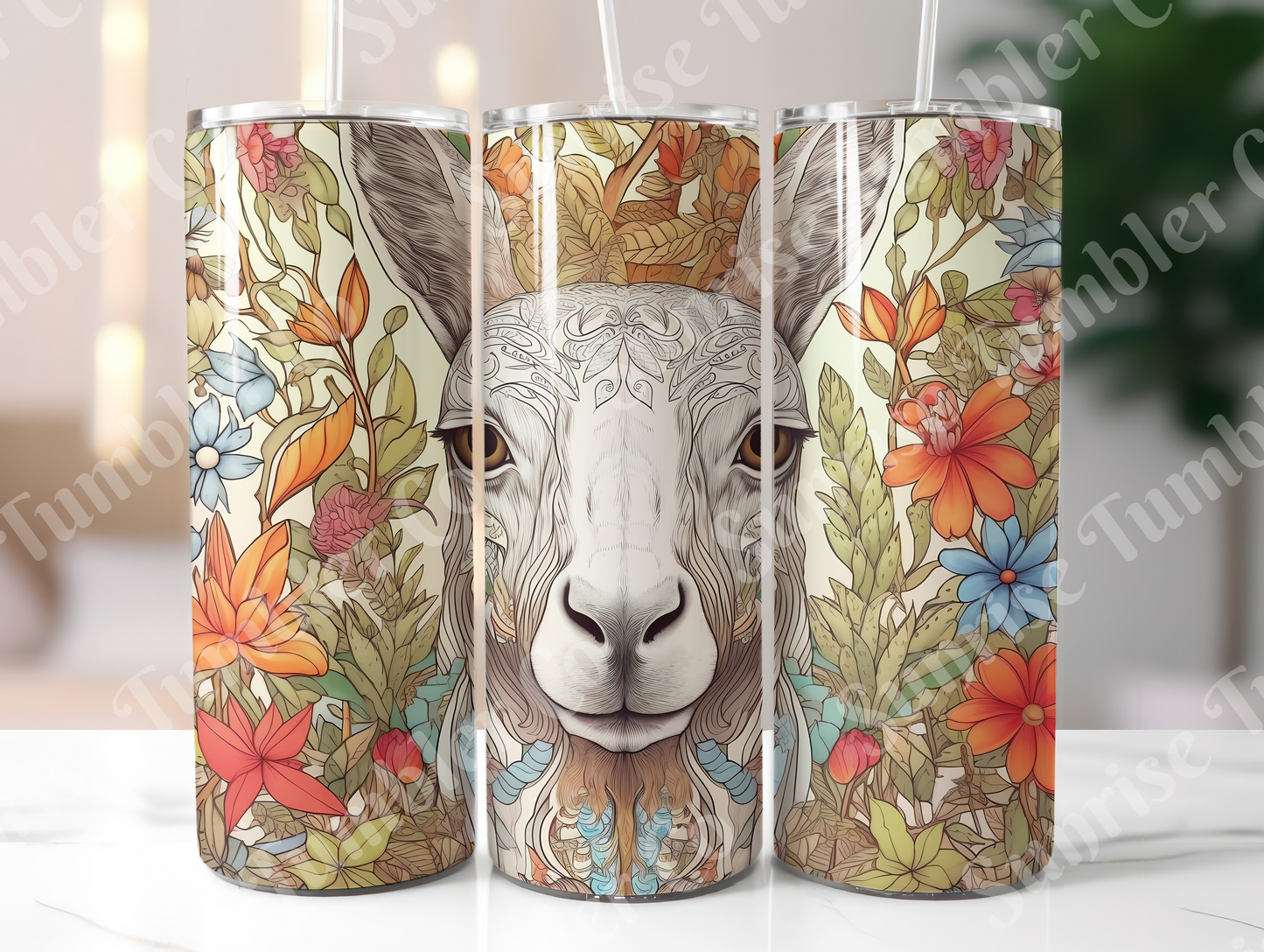Llama Variety - 20oz and 30oz Tumblers (Glow In The Dark Green And Blue Available)