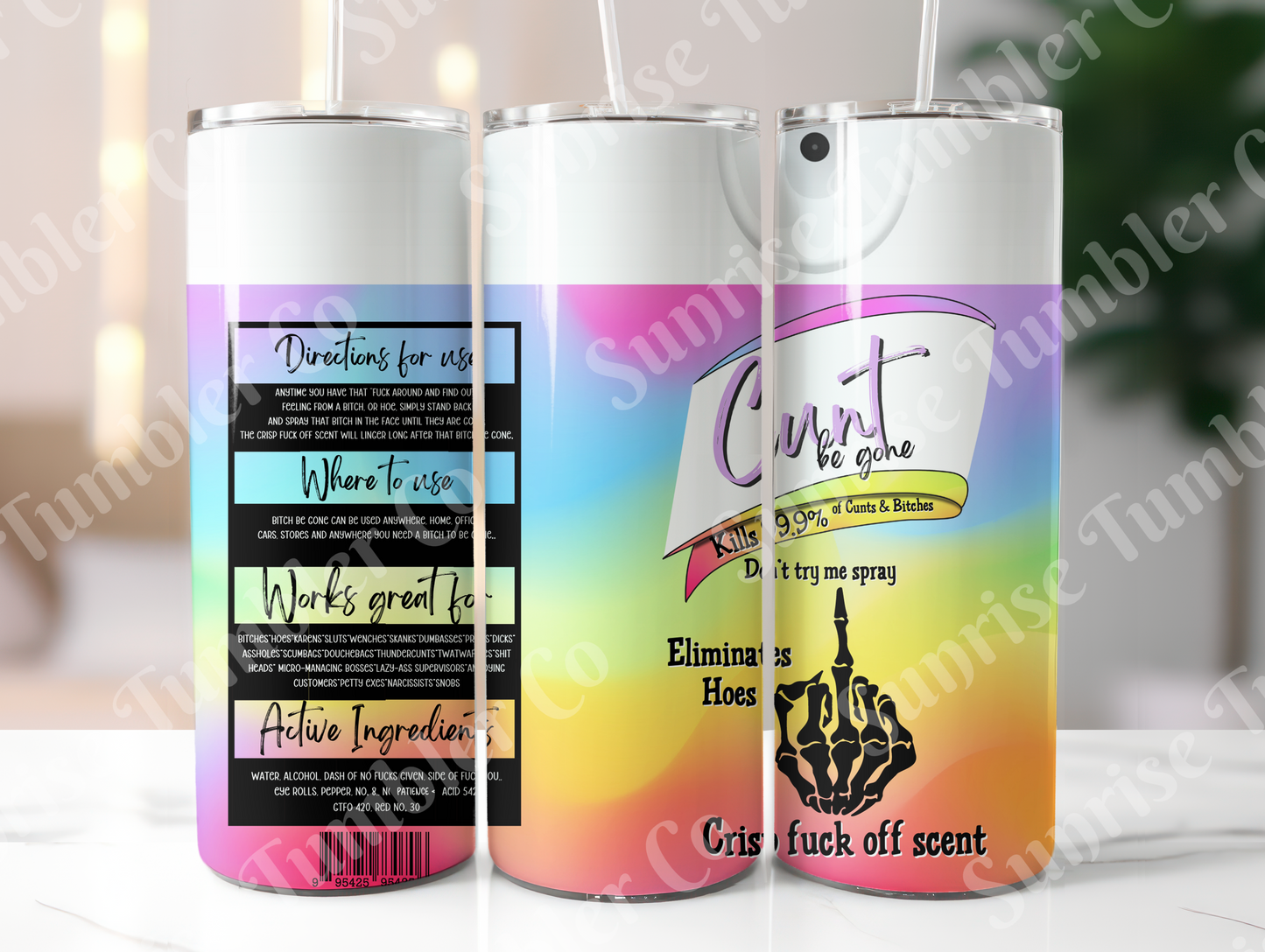 Mature & Adult Sayings Variety Part 2 - 20oz and 30oz Tumblers (Glow In The Dark Green And Blue Available)