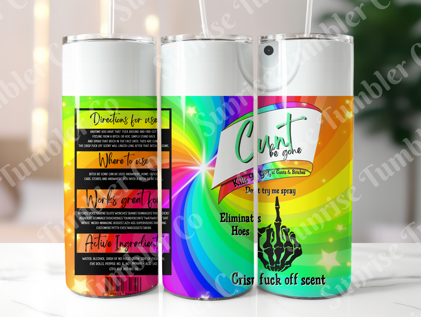 Mature & Adult Sayings Variety Part 2 - 20oz and 30oz Tumblers (Glow In The Dark Green And Blue Available)