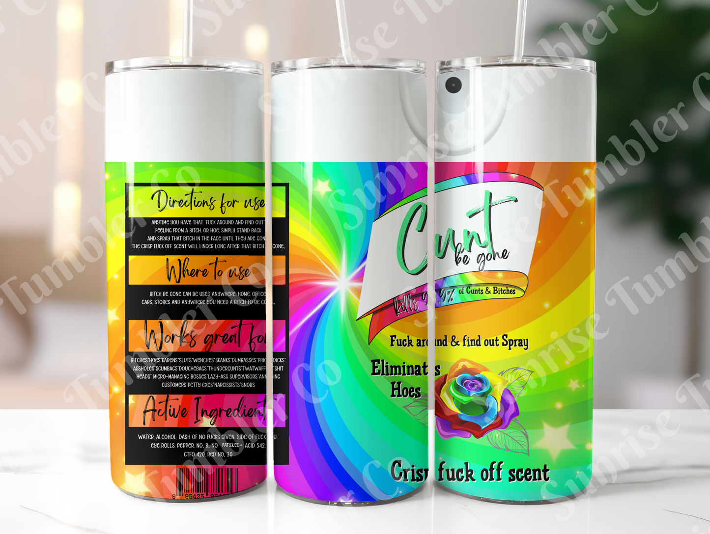 Mature & Adult Sayings Variety Part 2 - 20oz and 30oz Tumblers (Glow In The Dark Green And Blue Available)