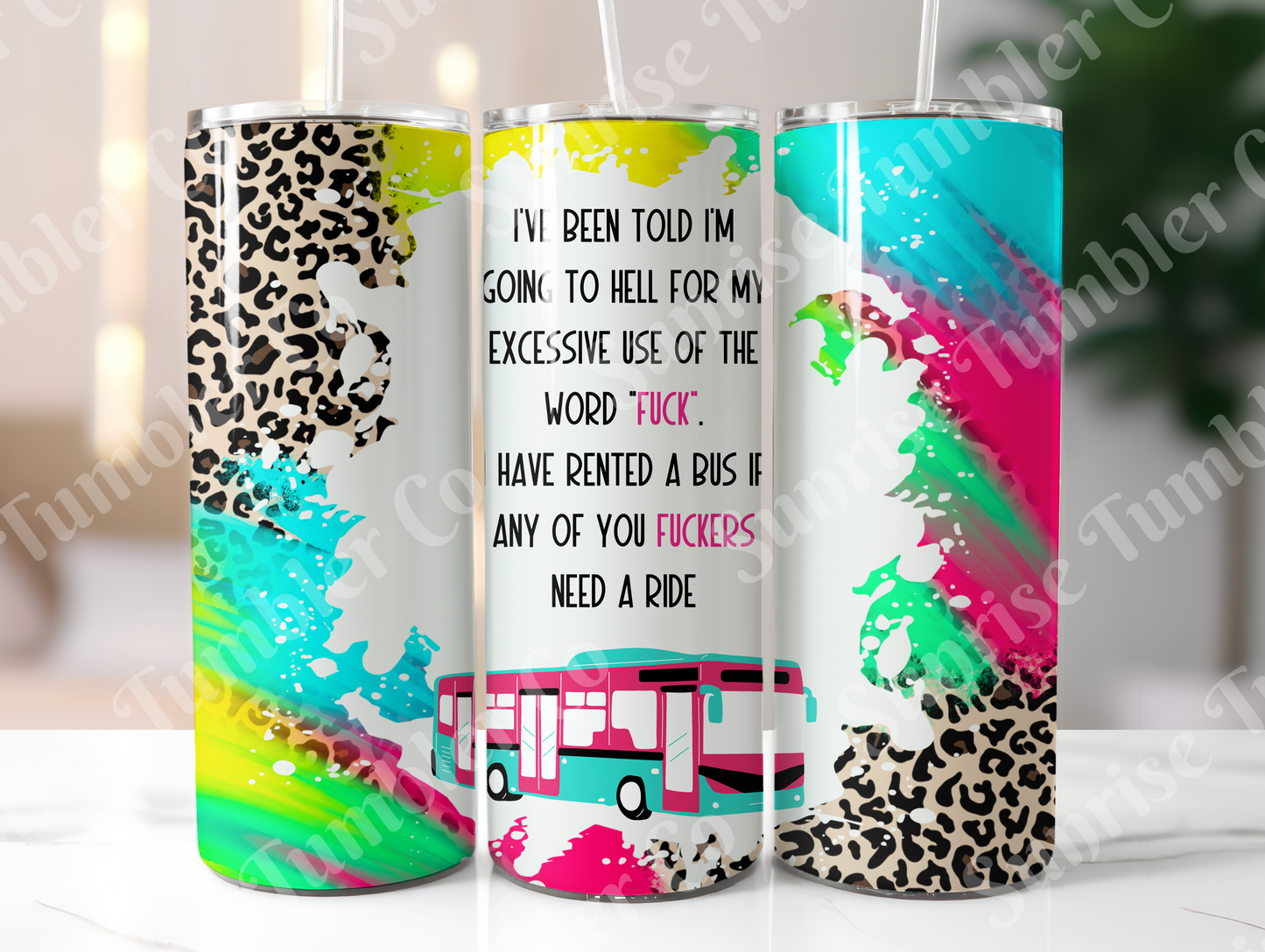 Mature & Adult Sayings Variety Part 2 - 20oz and 30oz Tumblers (Glow In The Dark Green And Blue Available)