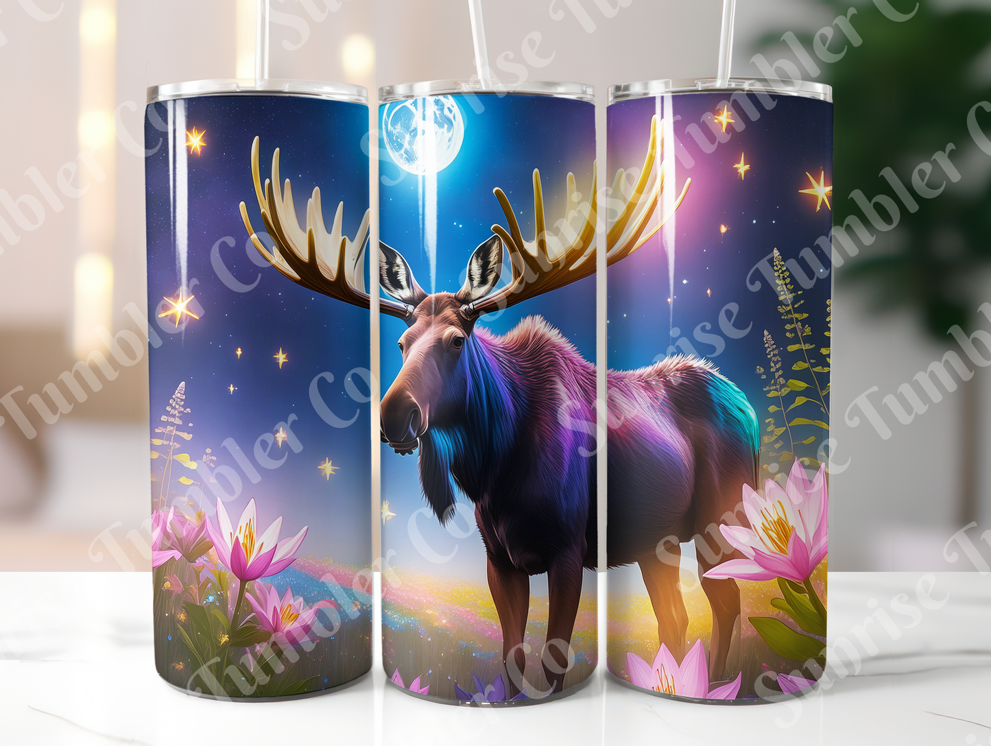Moose Variety - 20oz and 30oz Tumblers (Glow In The Dark Green And Blue Available)