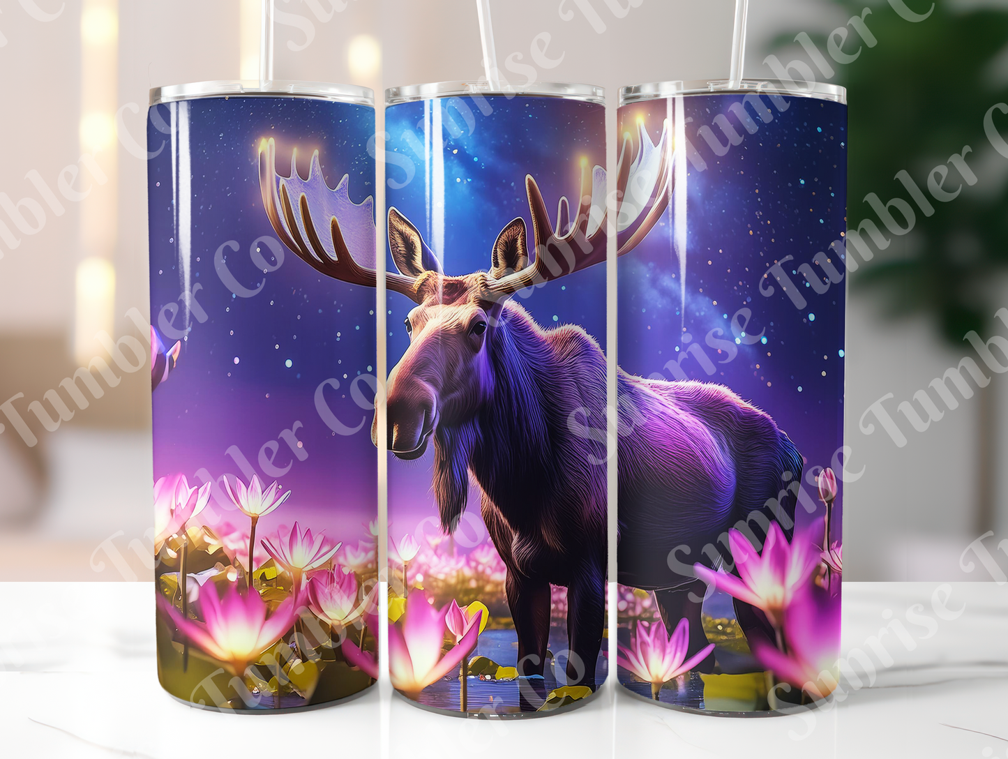 Moose Variety - 20oz and 30oz Tumblers (Glow In The Dark Green And Blue Available)