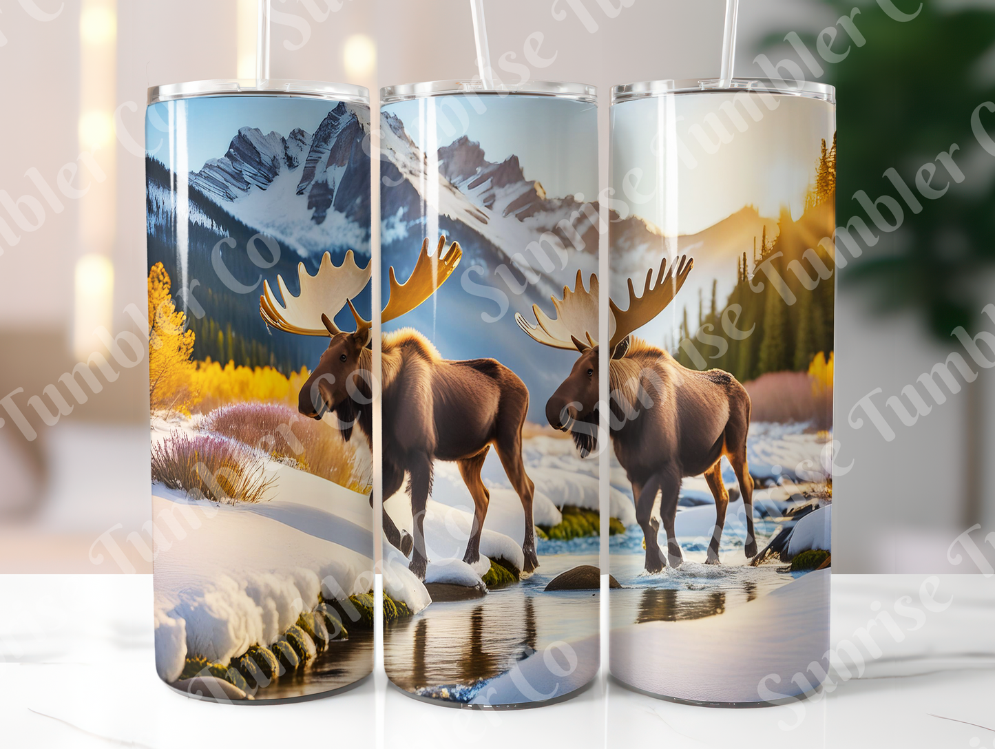 Moose Variety - 20oz and 30oz Tumblers (Glow In The Dark Green And Blue Available)