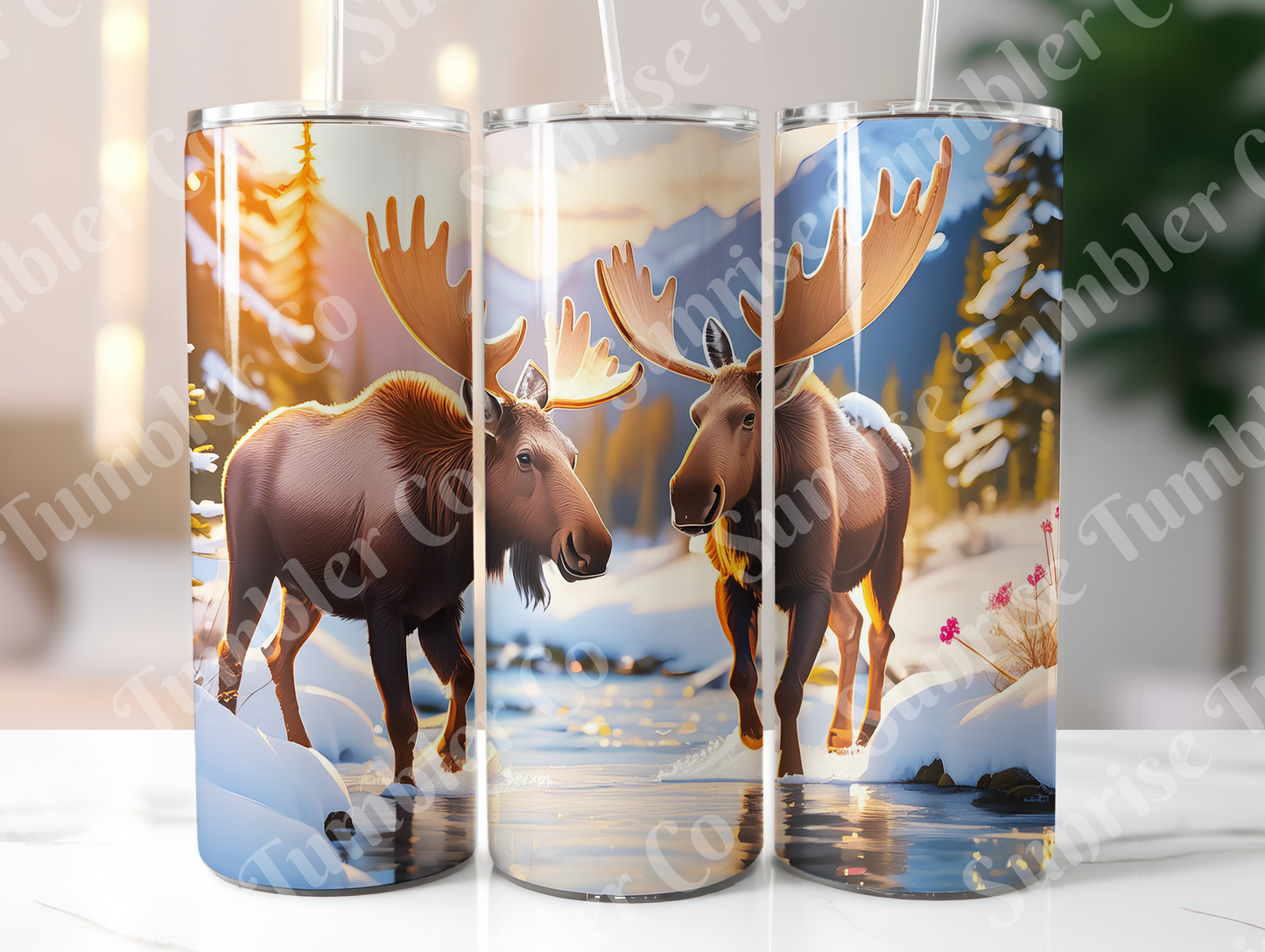 Moose Variety - 20oz and 30oz Tumblers (Glow In The Dark Green And Blue Available)