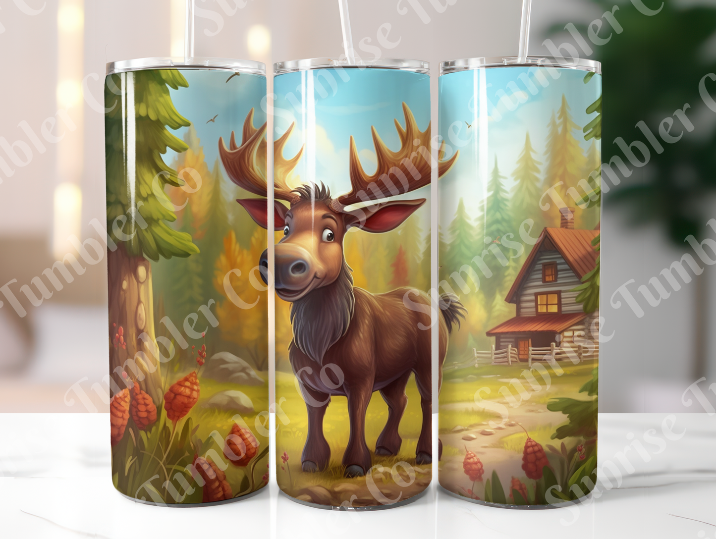 Moose Variety - 20oz and 30oz Tumblers (Glow In The Dark Green And Blue Available)