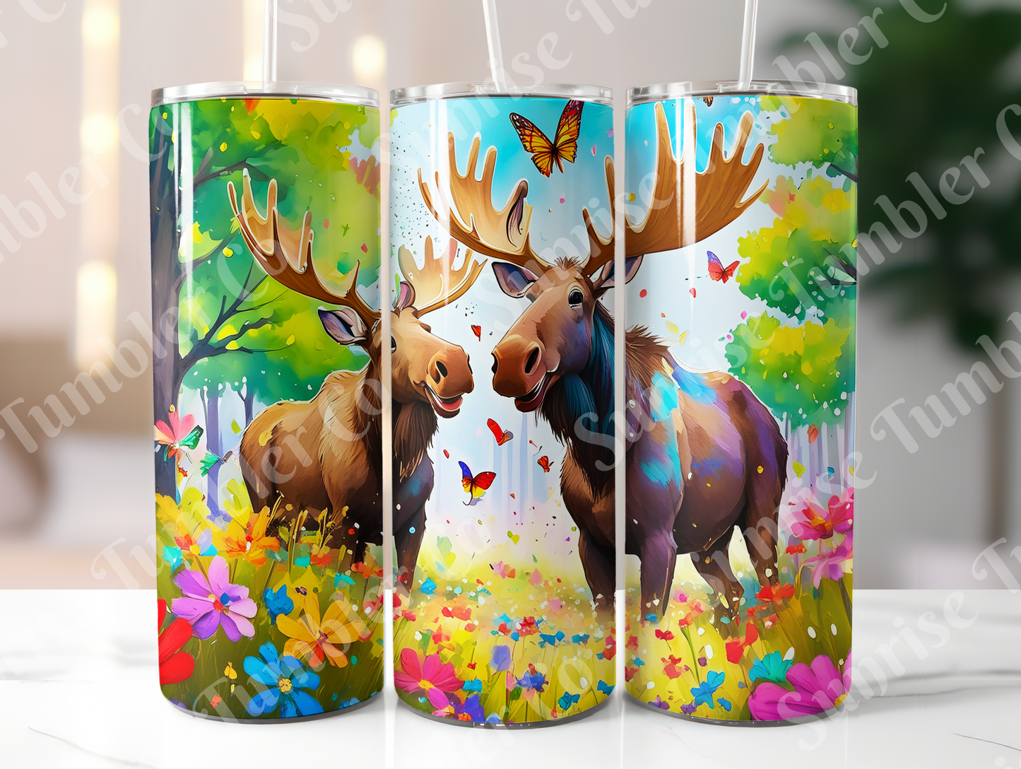 Moose Variety - 20oz and 30oz Tumblers (Glow In The Dark Green And Blue Available)