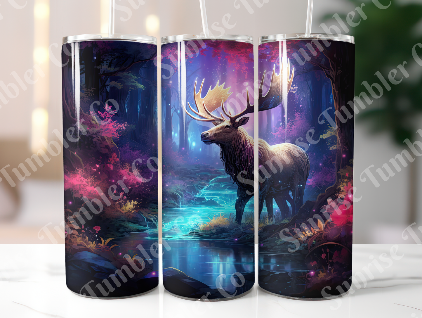 Moose Variety - 20oz and 30oz Tumblers (Glow In The Dark Green And Blue Available)