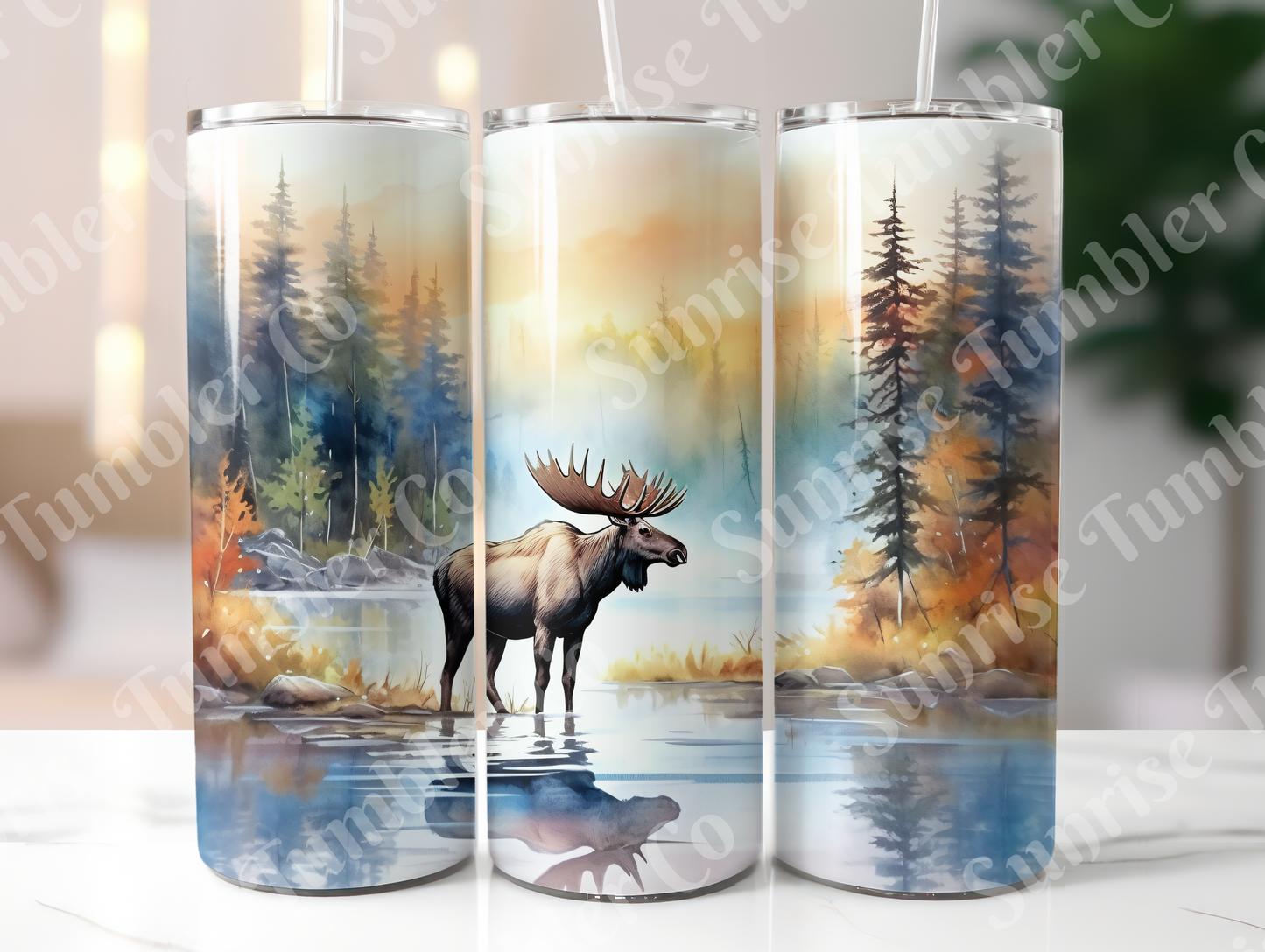 Moose Variety - 20oz and 30oz Tumblers (Glow In The Dark Green And Blue Available)