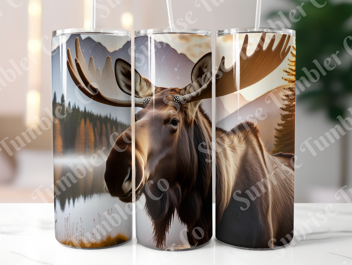 Moose Variety - 20oz and 30oz Tumblers (Glow In The Dark Green And Blue Available)