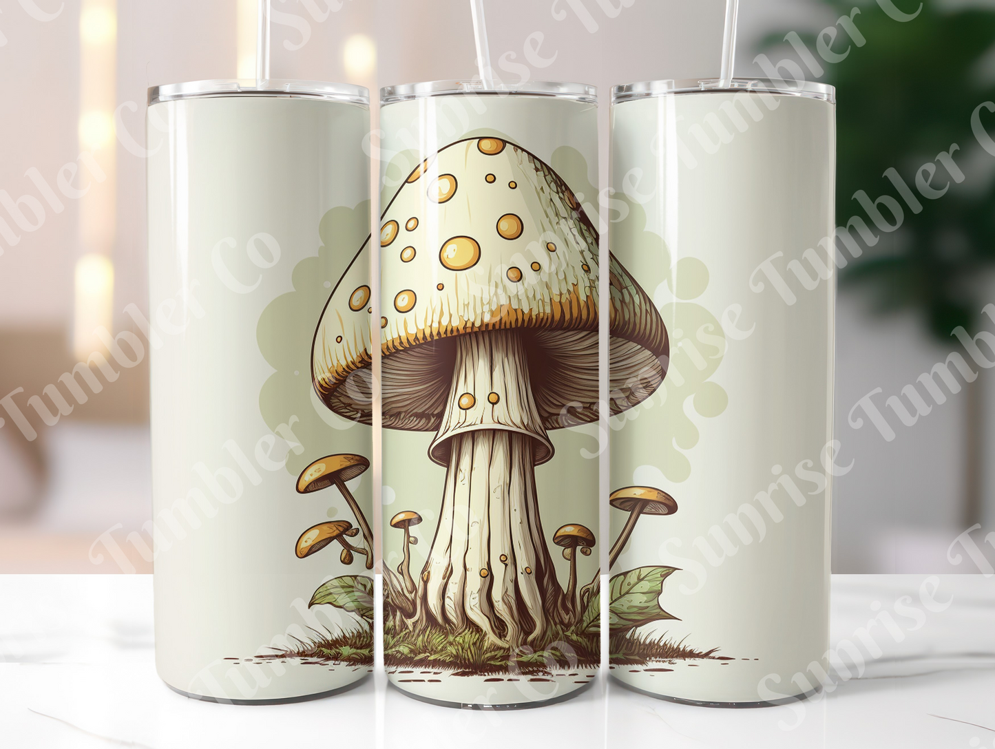 Mushroom Variety Part 1 - 20oz and 30oz Tumblers (Glow In The Dark Green And Blue Available)