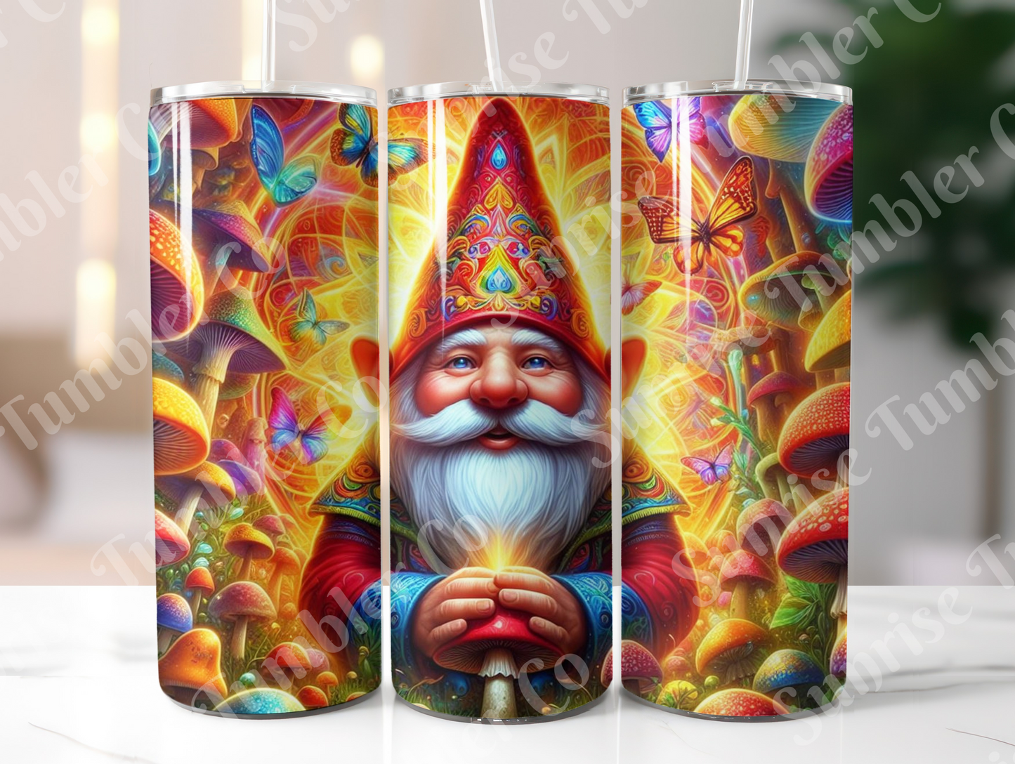 Mushroom Variety Part 2 - 20oz and 30oz Tumblers (Glow In The Dark Green And Blue Available)