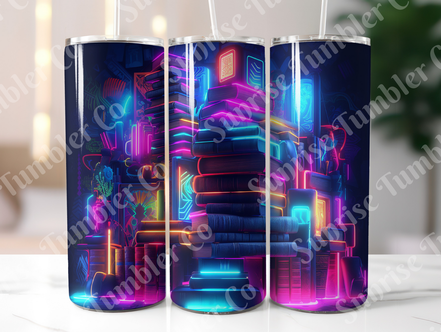 Book Variety - 20 oz and 30 oz Tumblers (Glow In The Dark Option Available)