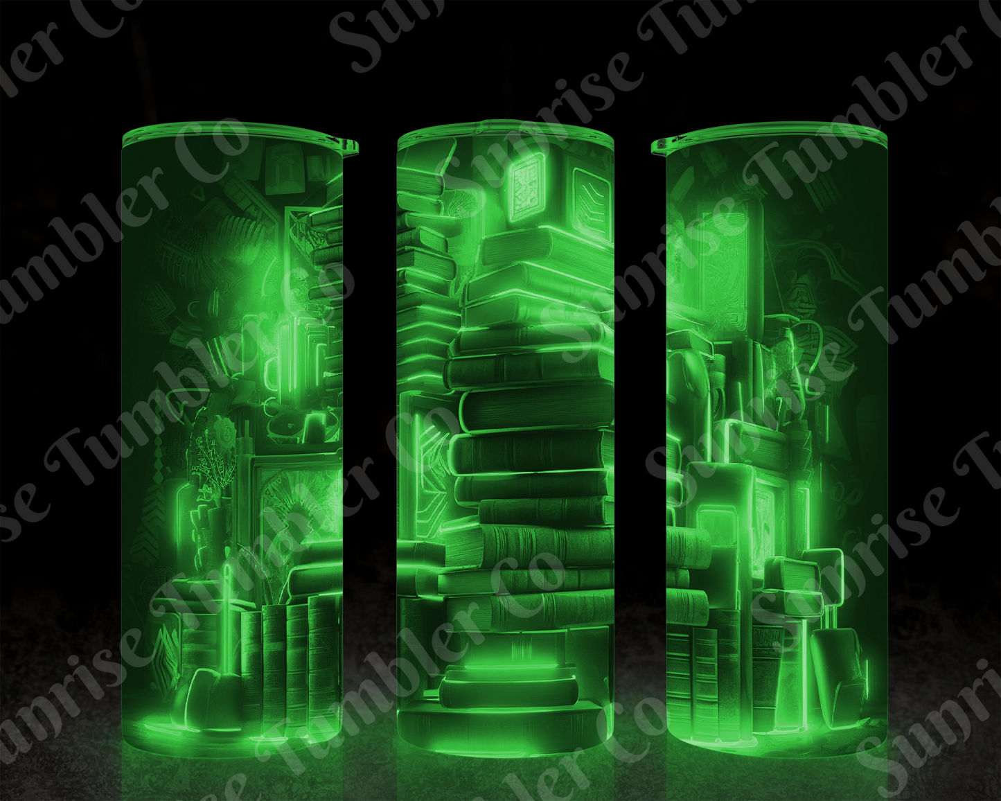 Book Variety - 20 oz and 30 oz Tumblers (Glow In The Dark Option Available)