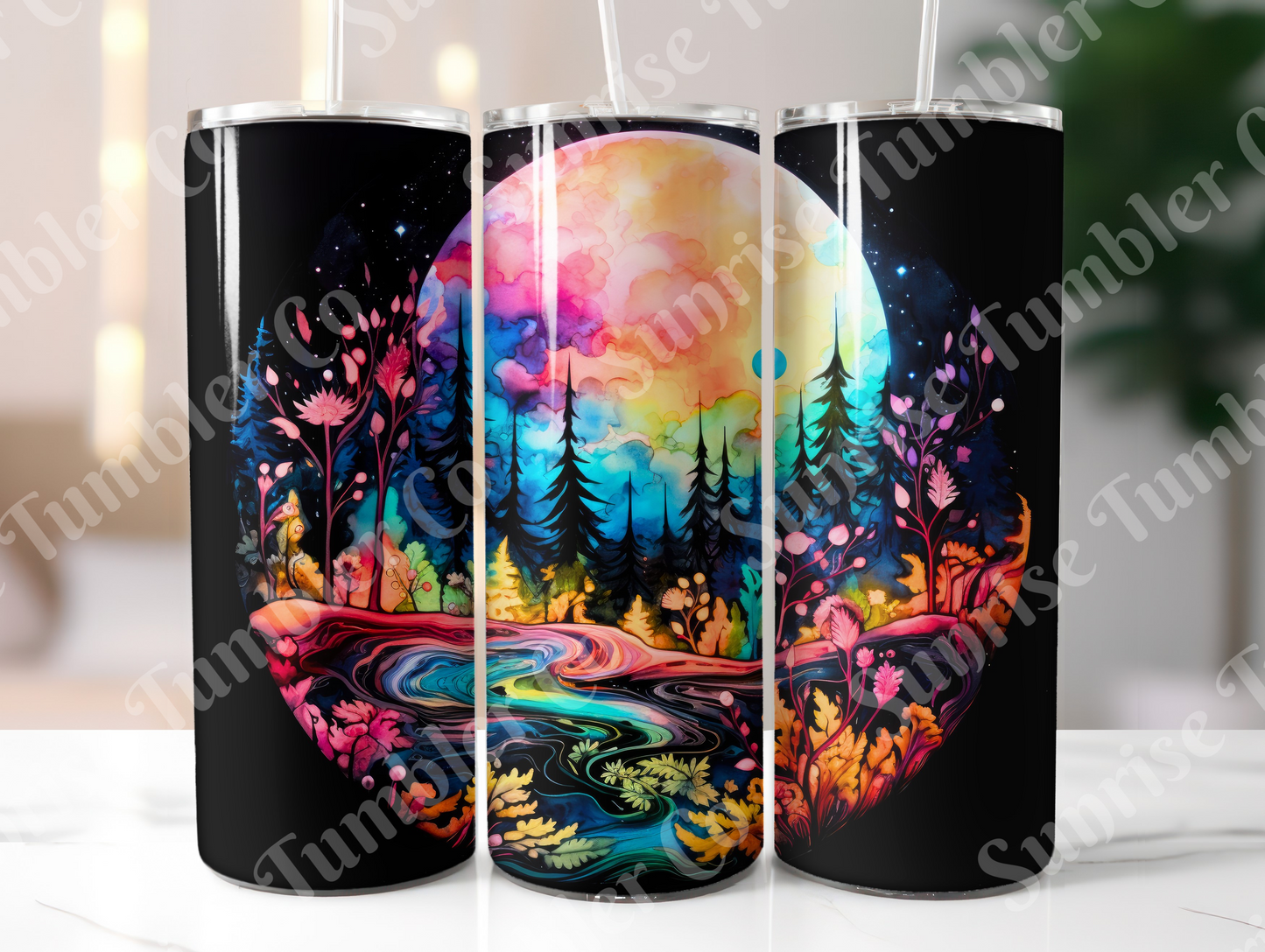 Moon Variety - 20 oz and 30 oz Tumblers (Glow In The Dark Option Available)