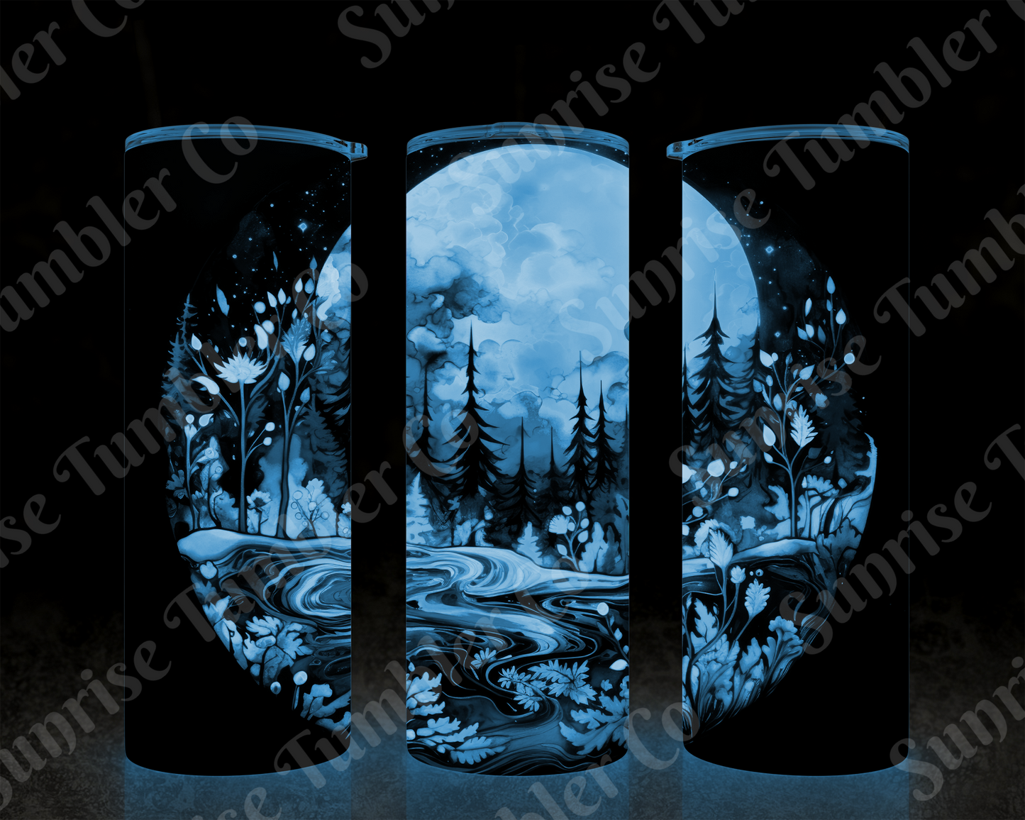Moon Variety - 20 oz and 30 oz Tumblers (Glow In The Dark Option Available)
