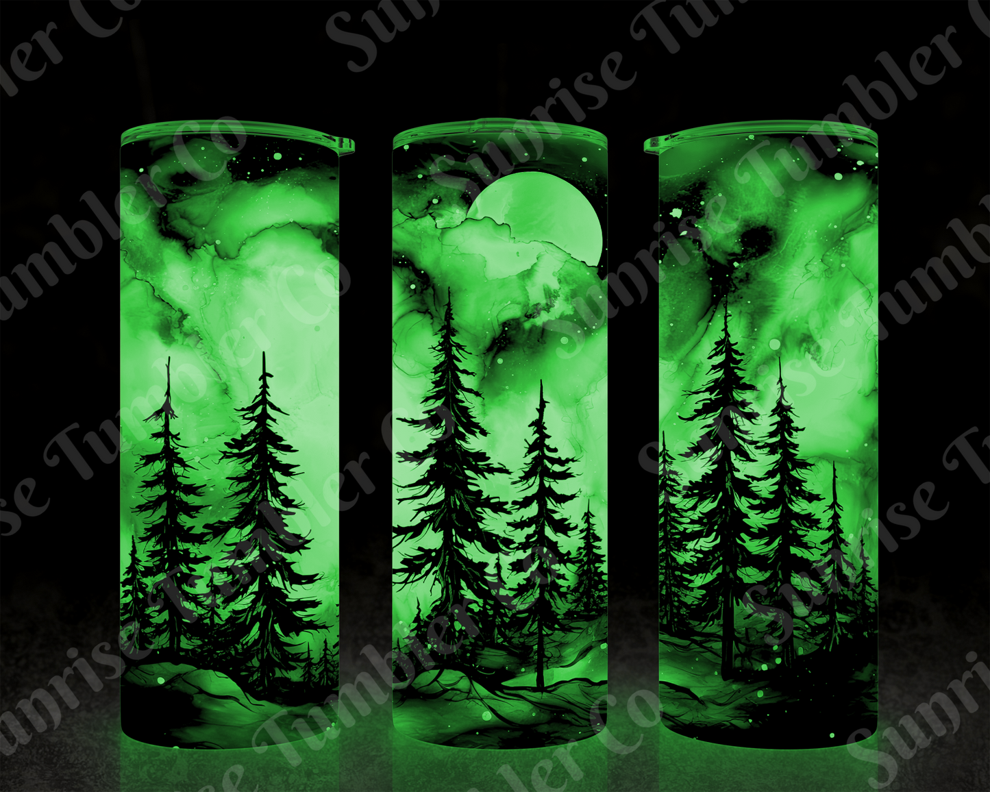 Galaxy and Northern Lights Variety - 20 oz and 30 oz Tumblers (Glow In The Dark Option Available)