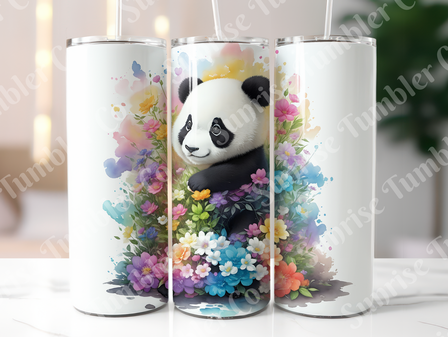 Panda Variety Part 2 - 20oz and 30oz Tumblers (Glow In The Dark Green And Blue Available)