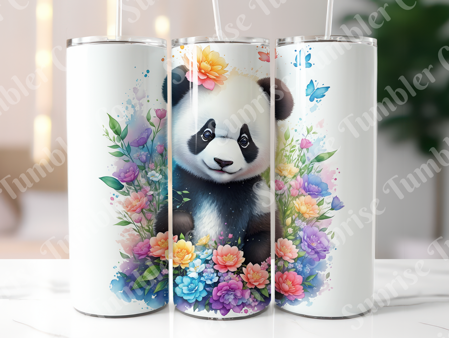 Panda Variety Part 2 - 20oz and 30oz Tumblers (Glow In The Dark Green And Blue Available)