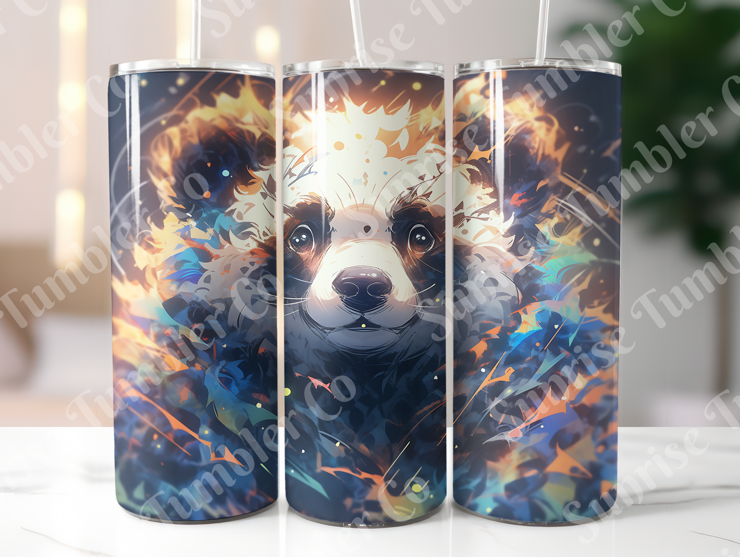 Panda Variety Part 2 - 20oz and 30oz Tumblers (Glow In The Dark Green And Blue Available)