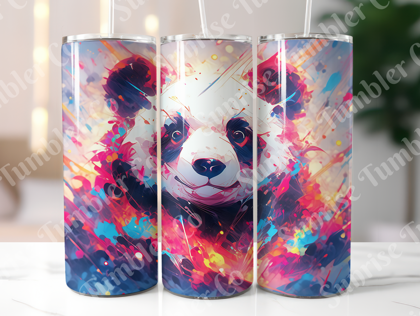 Panda Variety Part 2 - 20oz and 30oz Tumblers (Glow In The Dark Green And Blue Available)