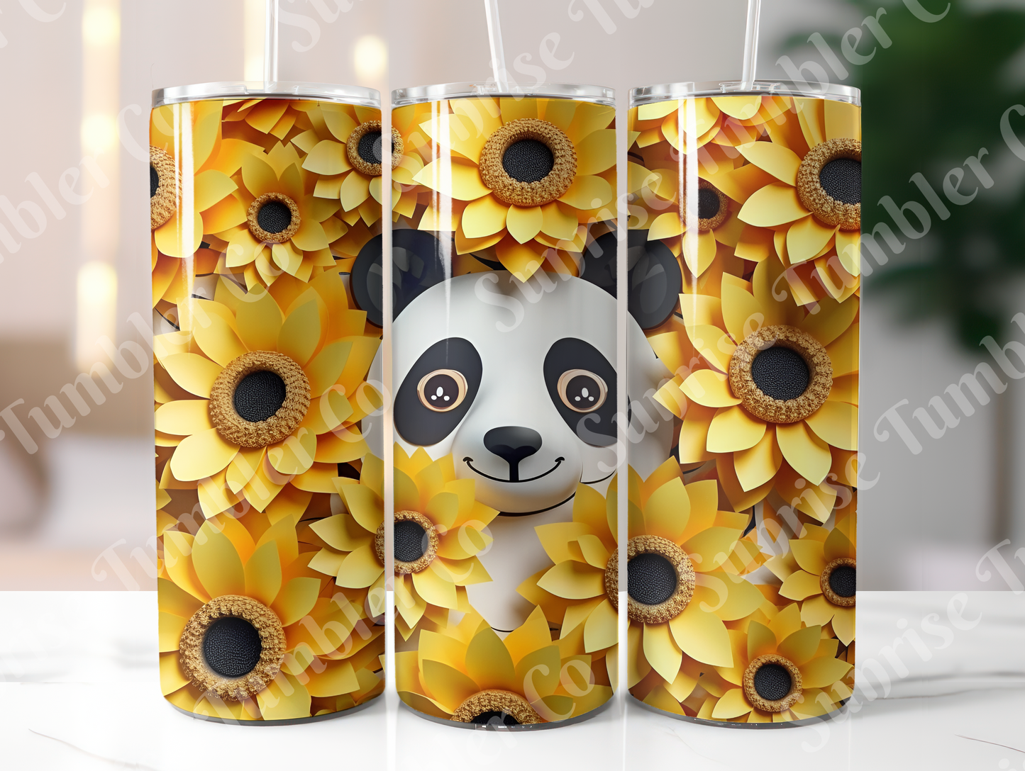 Panda Variety Part 2 - 20oz and 30oz Tumblers (Glow In The Dark Green And Blue Available)