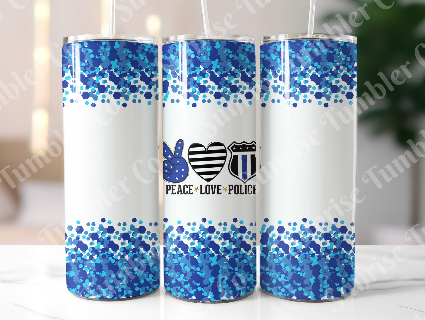 Military, Veteran & First Responders Variety Part 2 - 20oz and 30oz Tumblers (Glow In The Dark Green And Blue Available)