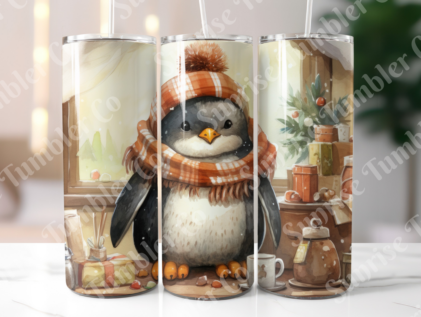 Penguin Variety Part 1 - 20oz and 30oz Tumblers (Glow In The Dark Green And Blue Available)