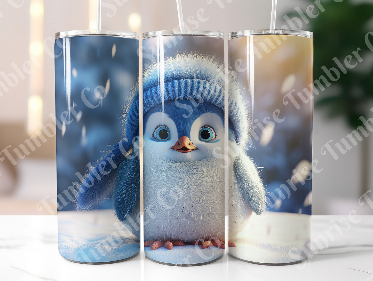 Penguin Variety Part 1 - 20oz and 30oz Tumblers (Glow In The Dark Green And Blue Available)