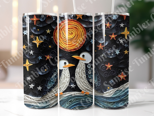 Penguin Variety Part 2 - 20oz and 30oz Tumblers (Glow In The Dark Green And Blue Available)