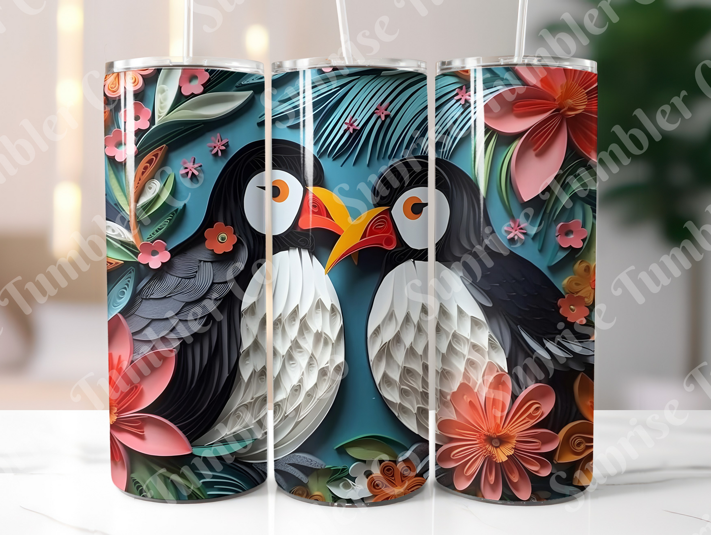 Penguin Variety Part 2 - 20oz and 30oz Tumblers (Glow In The Dark Green And Blue Available)