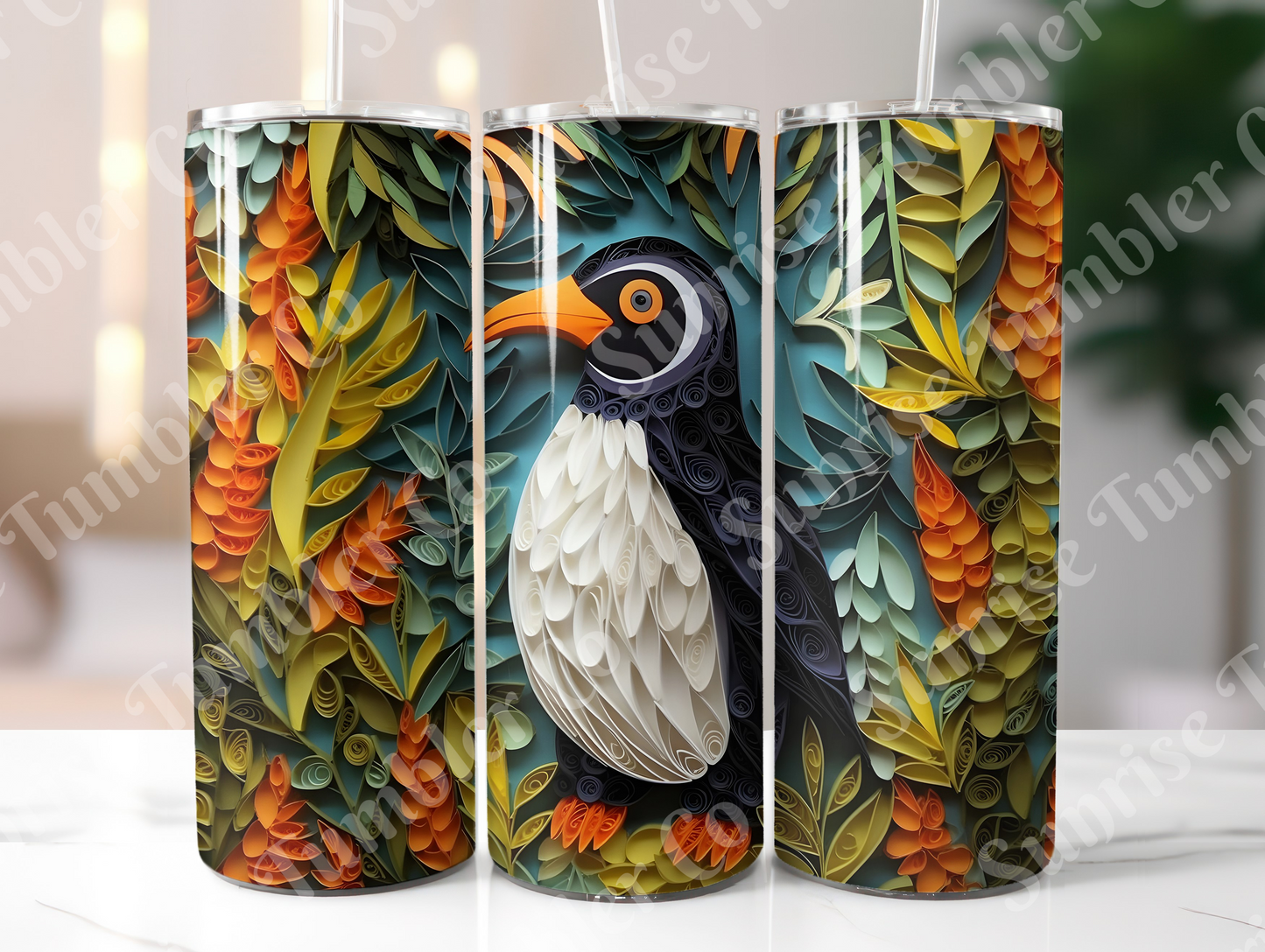 Penguin Variety Part 2 - 20oz and 30oz Tumblers (Glow In The Dark Green And Blue Available)