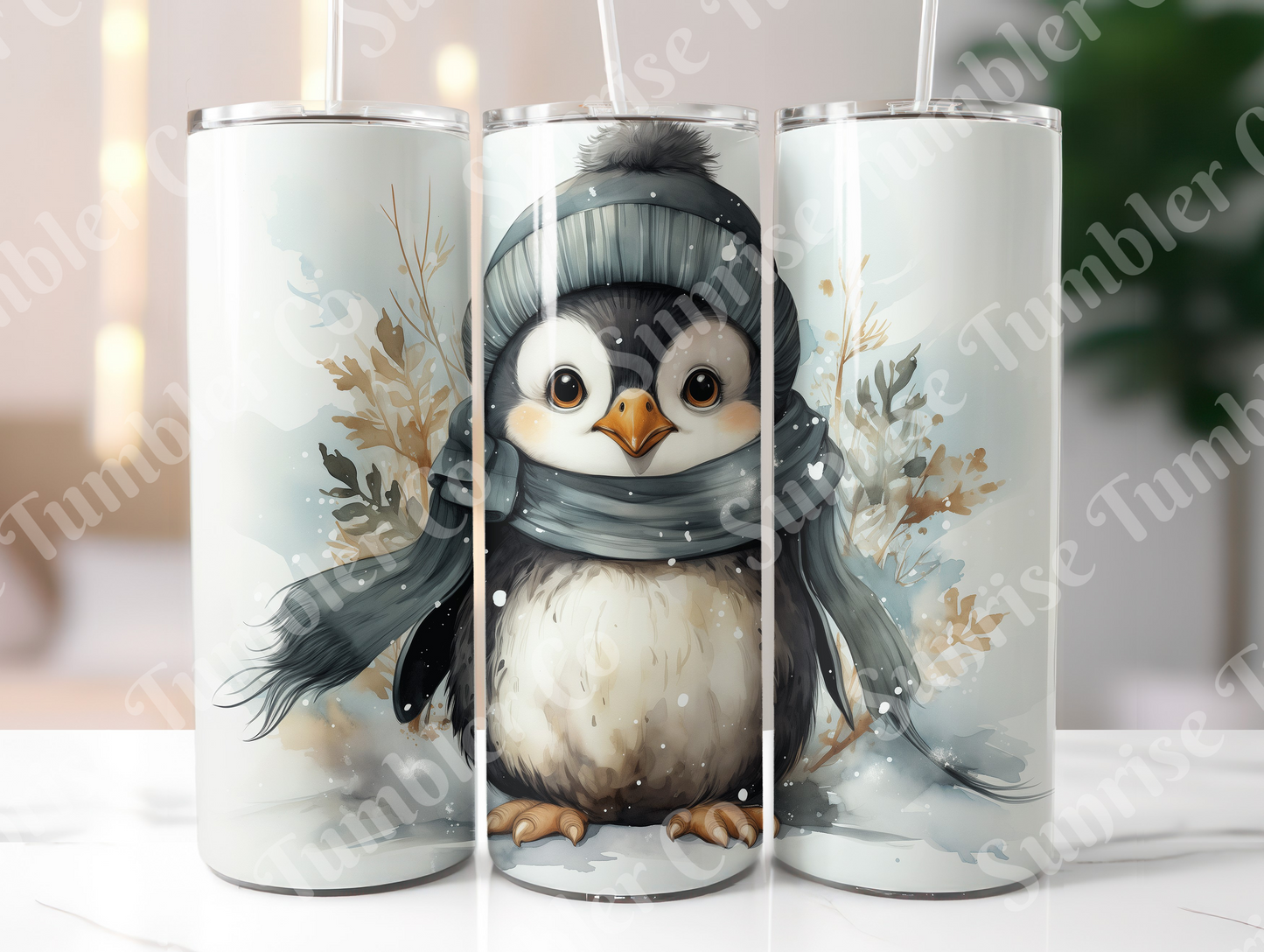 Penguin Variety Part 2 - 20oz and 30oz Tumblers (Glow In The Dark Green And Blue Available)