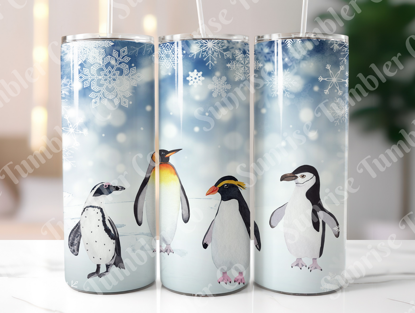 Penguin Variety Part 2 - 20oz and 30oz Tumblers (Glow In The Dark Green And Blue Available)