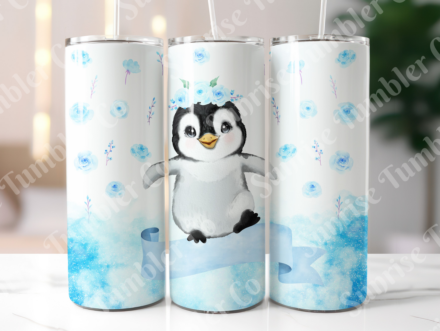 Penguin Variety Part 2 - 20oz and 30oz Tumblers (Glow In The Dark Green And Blue Available)