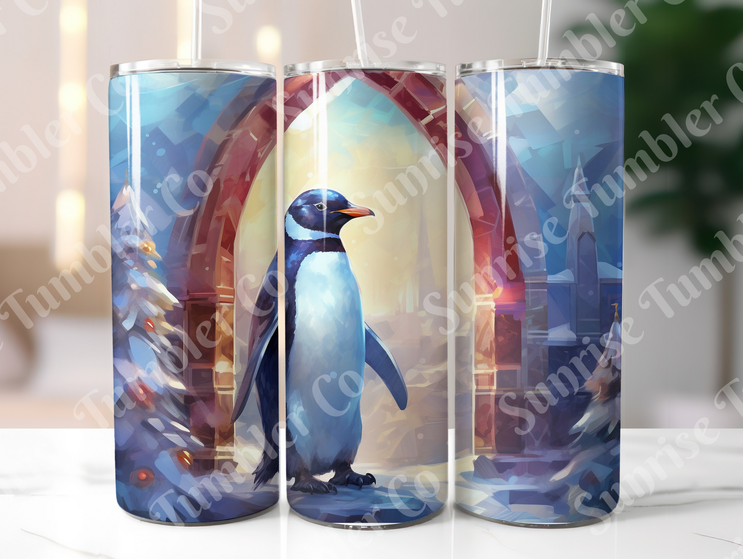 Penguin Variety Part 1 - 20oz and 30oz Tumblers (Glow In The Dark Green And Blue Available)
