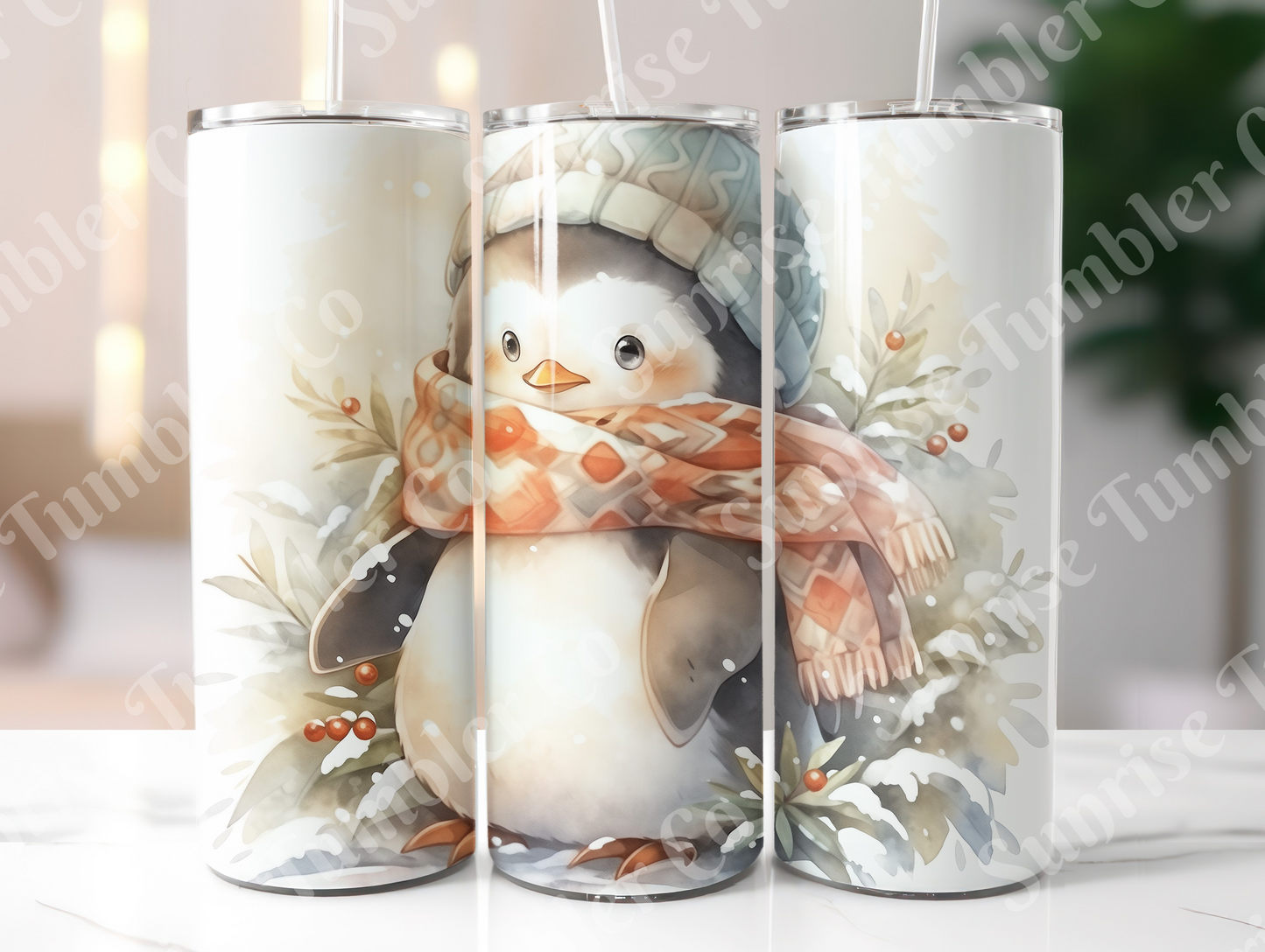 Penguin Variety Part 1 - 20oz and 30oz Tumblers (Glow In The Dark Green And Blue Available)